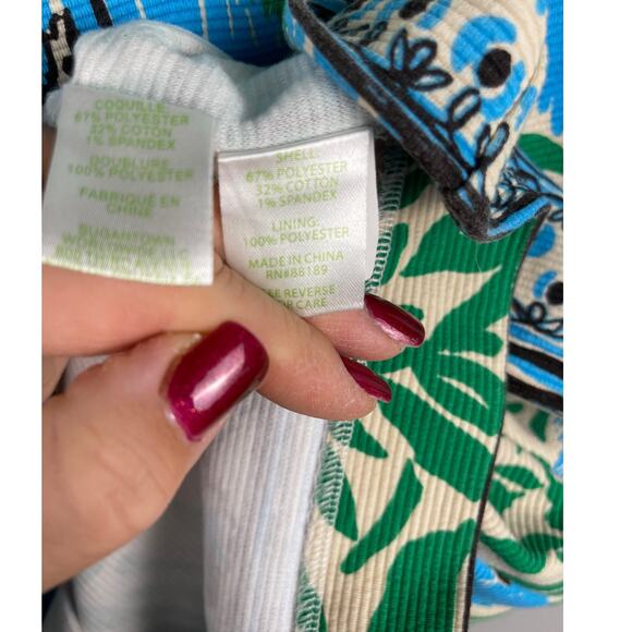 Lilly Pulitzer Layton Sea Oat Ikatty Ikat Engineer Print Shift Dress Size Medium - Picture 10 of 12